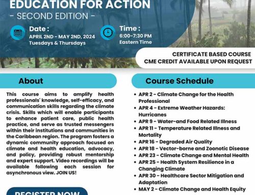 Caribbean Climate and Health Responder Course : Education For Actions