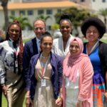 Intergenerational dialogue on climate and health panel participants at SIDS4